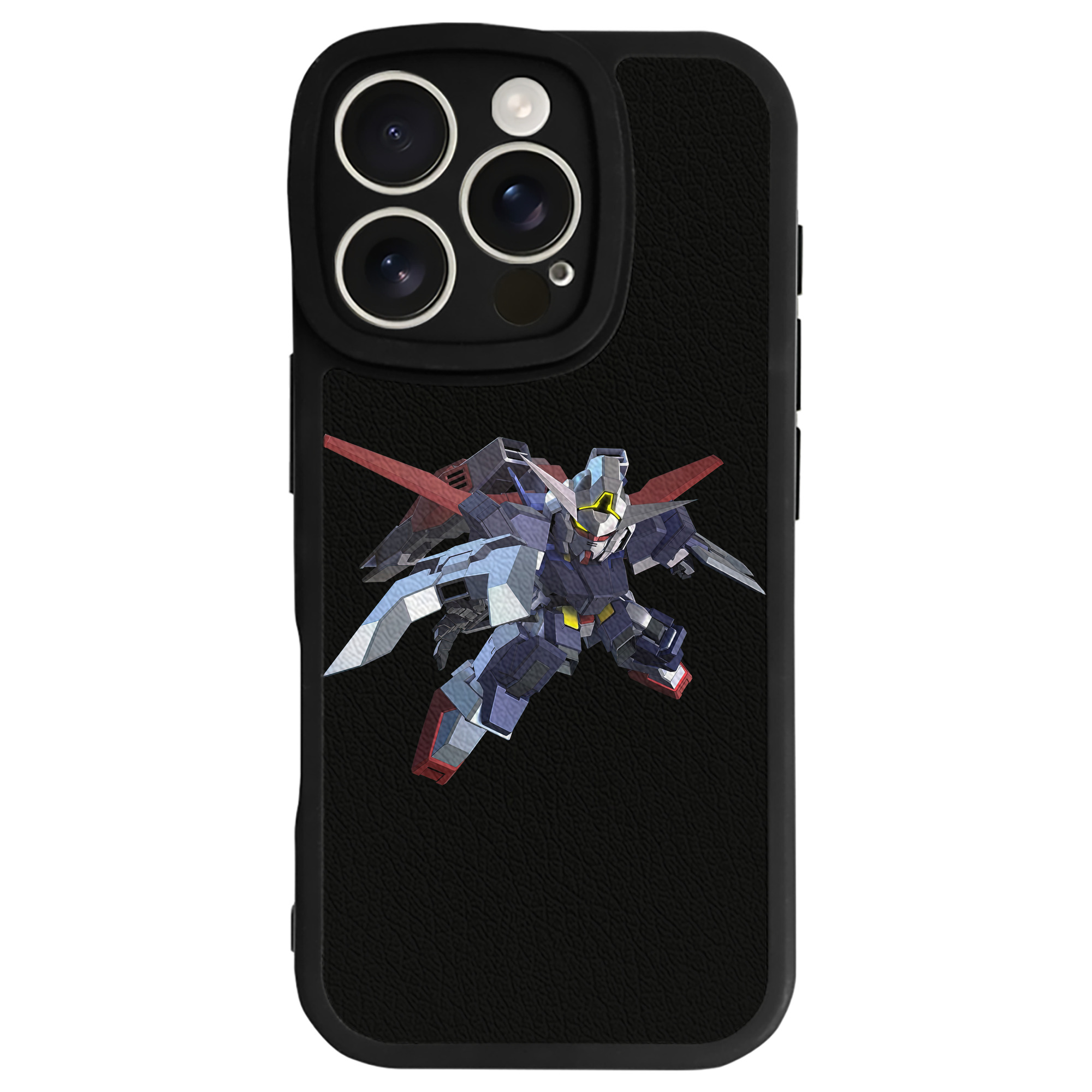 （画像用） 機動戦士ガンダム Mobile Suit Gundam 【iPhone 16シリーズ対応】シリコンスマホケース（レザー調） 材質：シリコン